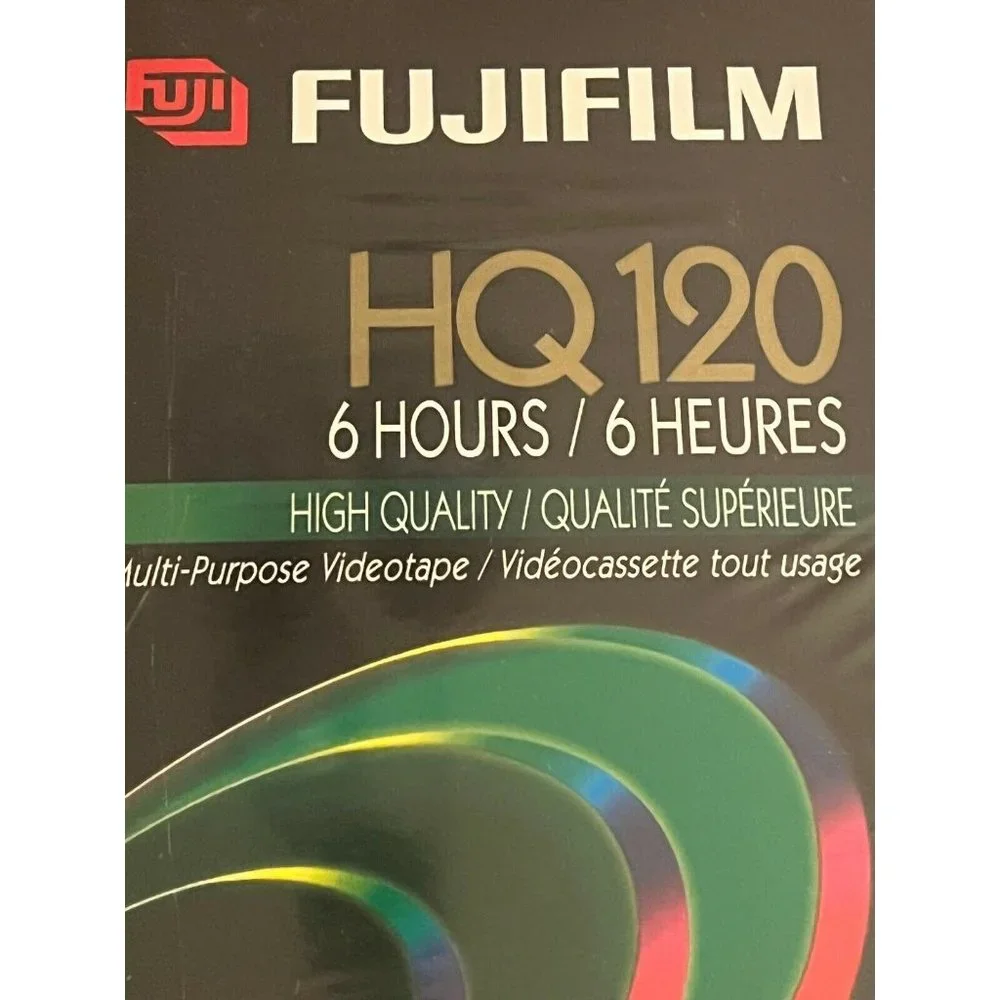 Lot of 8 FujiFilm VHS Video Tape T120 6HR Sealed NEW Blank Cassette Tapes